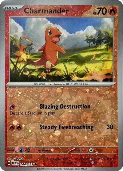 Charmander - 004/165 (Cosmos Holo) (Costco Exclusive) (Miscellaneous Cards & Products) Near Mint Holofoil - Nick Nack's Full Frontal Attack