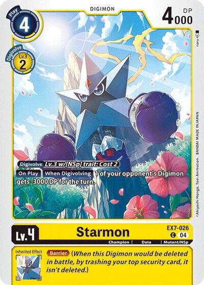 Starmon (Digimon LIBERATOR) Near Mint - Nick Nack's Full Frontal Attack