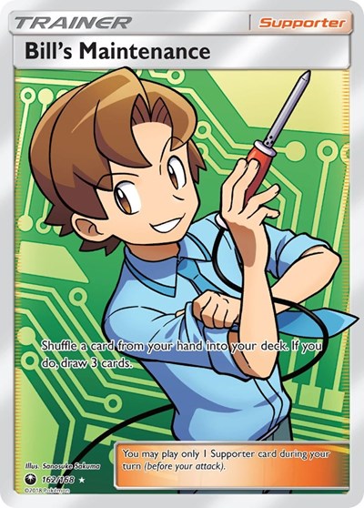 Bill's Maintenance (Full Art) (SM - Celestial Storm) Near Mint Holofoil