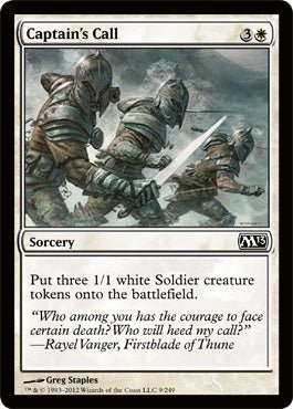 Captain's Call (Magic 2013 Core Set) Near Mint - Nick Nack's Full Frontal Attack