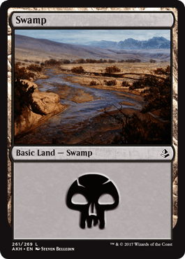 Swamp (261) (Amonkhet) Near Mint - Nick Nack's Full Frontal Attack