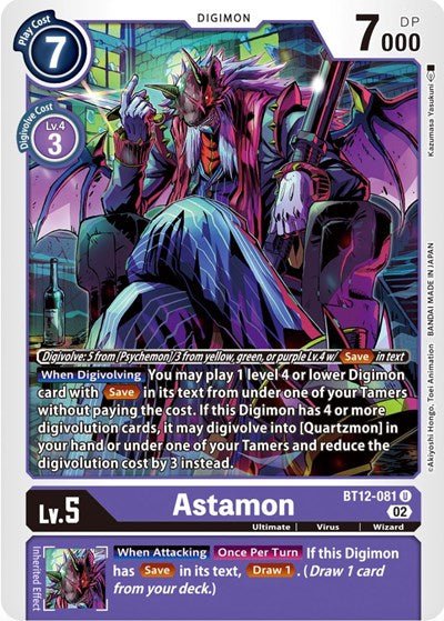 Astamon (Across Time) Near Mint - Nick Nack's Full Frontal Attack
