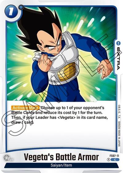 Vegeta's Battle Armor (Starter Deck 7: Vegeta (Mini)) Near Mint