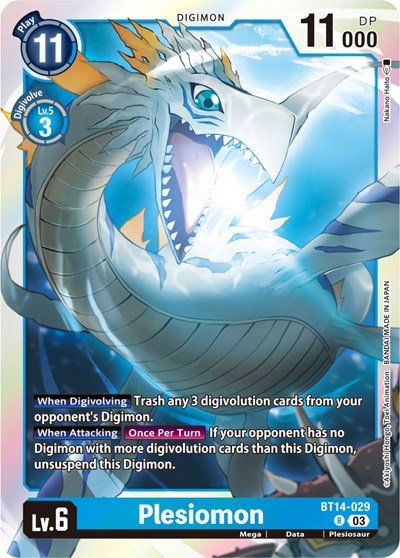 Plesiomon (Blast Ace) Near Mint - Nick Nack's Full Frontal Attack