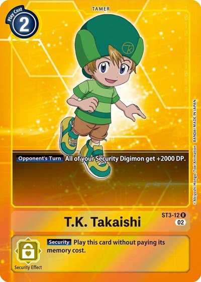 T.K. Takaishi (Alternate Art) (Starter Deck 12: Jesmon) Near Mint Foil - Nick Nack's Full Frontal Attack