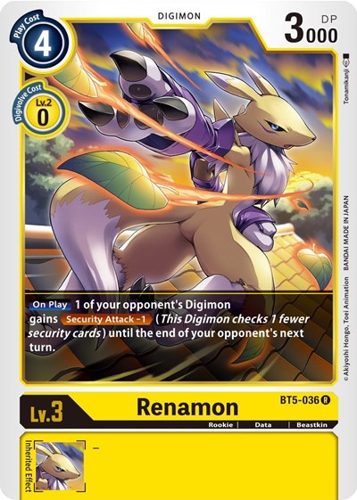 Renamon (Battle of Omni) Near Mint