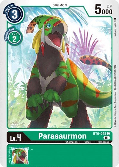 Parasaurmon (Double Diamond) Near Mint - Nick Nack's Full Frontal Attack