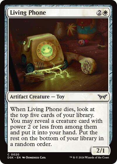 Living Phone (Duskmourn: House of Horror) Near Mint - Nick Nack's Full Frontal Attack