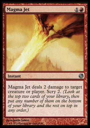 Magma Jet (Duel Decks: Heroes vs Monsters) Near Mint - Nick Nack's Full Frontal Attack