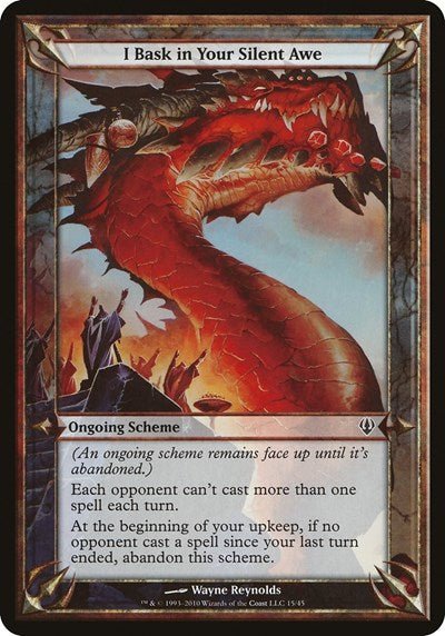I Bask in Your Silent Awe (Archenemy) (Oversize Cards) Near Mint - Nick Nack's Full Frontal Attack