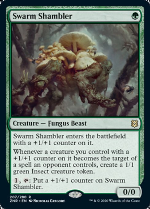 Swarm Shambler (Zendikar Rising) Near Mint - Nick Nack's Full Frontal Attack
