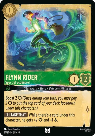 Flynn Rider - Spectral Scoundrel (Whispers in the Well) Near Mint - Nick Nack's Full Frontal Attack