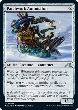 Patchwork Automaton (Kamigawa: Neon Dynasty) Near Mint - Nick Nack's Full Frontal Attack