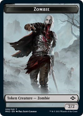 Zombie Token (Modern Horizons 2) Near Mint - Nick Nack's Full Frontal Attack