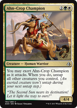 Ahn - Crop Champion (Amonkhet) Near Mint - Nick Nack's Full Frontal Attack