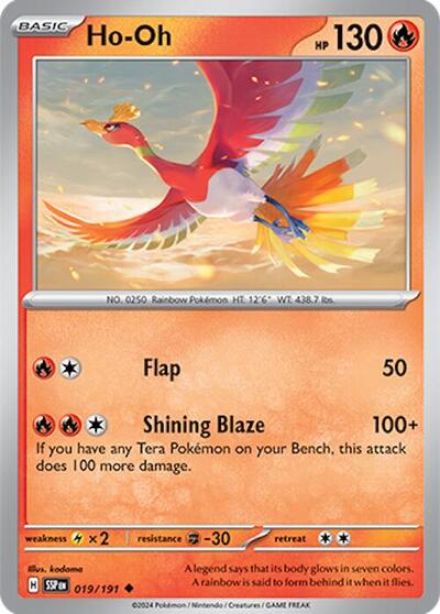 Ho-Oh (SV08: Surging Sparks) Near Mint