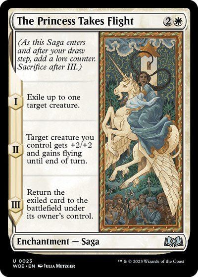 The Princess Takes Flight (Wilds of Eldraine) Near Mint - Nick Nack's Full Frontal Attack