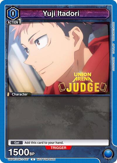 Yuji Itadori (037) (Judge Pack) (Union Arena Promotion Cards) Near Mint Foil