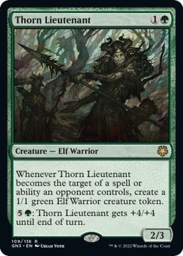 Thorn Lieutenant (Magic Game Night: Free - For - All) Near Mint - Nick Nack's Full Frontal Attack