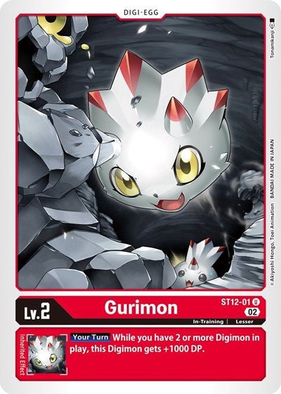 Gurimon (Starter Deck 12: Jesmon) Near Mint - Nick Nack's Full Frontal Attack