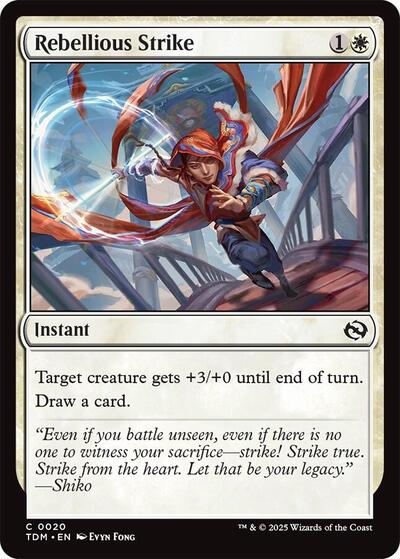 Rebellious Strike (Tarkir: Dragonstorm) Near Mint - Nick Nack's Full Frontal Attack