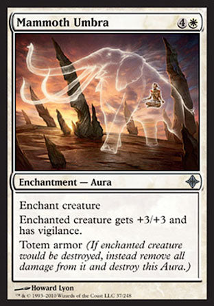 Mammoth Umbra (Rise of the Eldrazi) Light Play