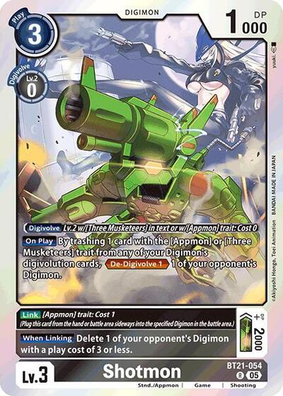Shotmon (World Convergence) Near Mint Foil