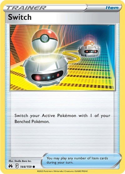 Switch (Crown Zenith) Near Mint Reverse Holofoil - Nick Nack's Full Frontal Attack
