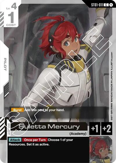 Suletta Mercury (Starter Deck 01: Heroic Beginnings) Near Mint