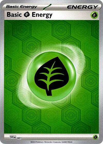 Basic Grass Energy (SV: Shrouded Fable) Near Mint Reverse Holofoil - Nick Nack's Full Frontal Attack
