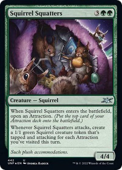 Squirrel Squatters (Unfinity) Near Mint - Nick Nack's Full Frontal Attack