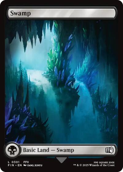 Swamp (0301) (Universes Beyond: FINAL FANTASY) Near Mint Foil - Nick Nack's Full Frontal Attack