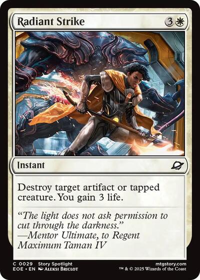 Radiant Strike (Edge of Eternities) Near Mint - Nick Nack's Full Frontal Attack