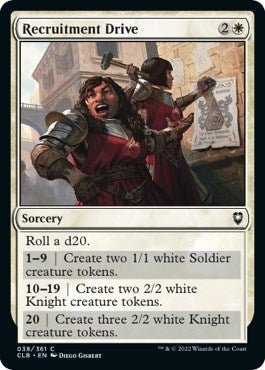 Recruitment Drive (Commander Legends: Battle for Baldur's Gate) Near Mint - Nick Nack's Full Frontal Attack