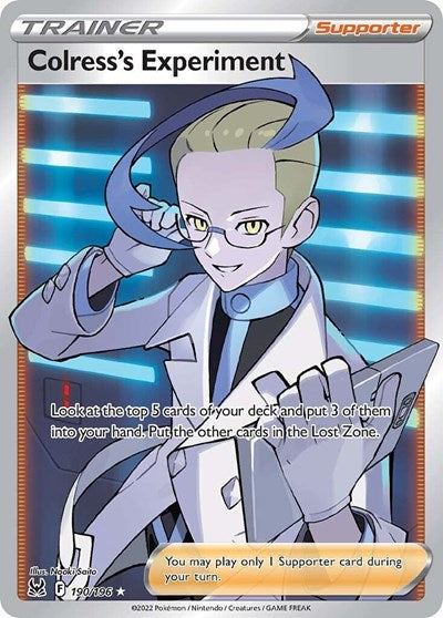 Colress's Experiment (Full Art) (SWSH11: Lost Origin) Near Mint Holofoil