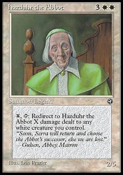 Hazduhr the Abbot (Homelands) Medium Play - Nick Nack's Full Frontal Attack