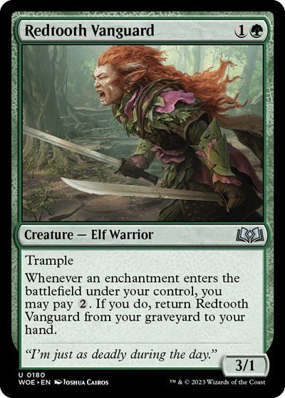 Redtooth Vanguard (Wilds of Eldraine) Near Mint - Nick Nack's Full Frontal Attack