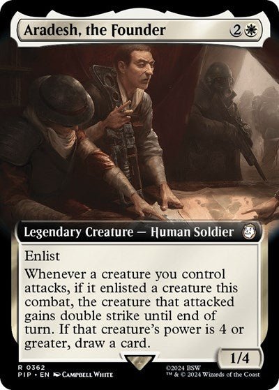 Aradesh, the Founder (Extended Art) (Universes Beyond: Fallout) Near Mint - Nick Nack's Full Frontal Attack