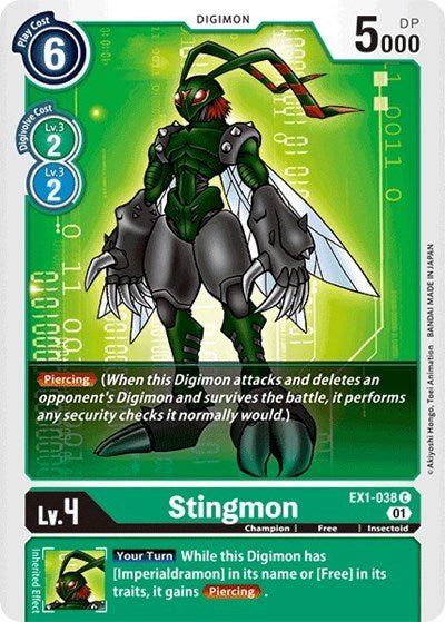 Stingmon (Classic Collection) Near Mint - Nick Nack's Full Frontal Attack