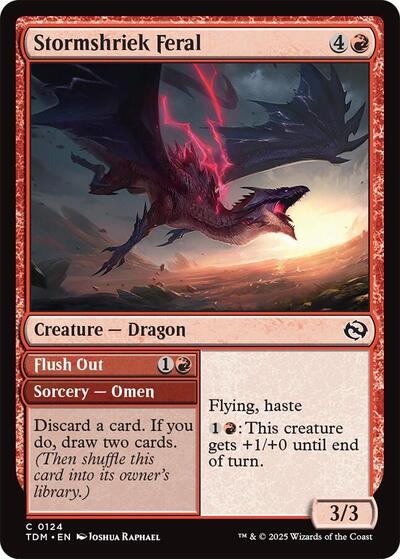 Stormshriek Feral (Tarkir: Dragonstorm) Near Mint - Nick Nack's Full Frontal Attack