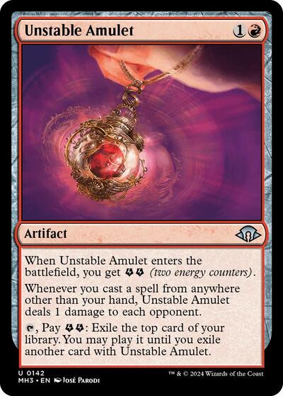 Unstable Amulet (Modern Horizons 3) Near Mint - Nick Nack's Full Frontal Attack