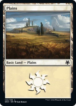 Plains (122) (Magic Game Night: Free - For - All) Near Mint - Nick Nack's Full Frontal Attack
