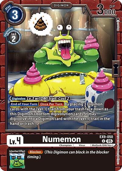 Numemon (Versus Monsters) Near Mint - Nick Nack's Full Frontal Attack