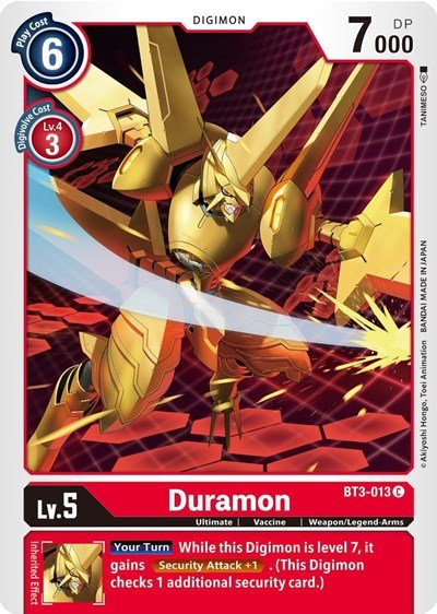 Duramon (Release Special Booster) Near Mint - Nick Nack's Full Frontal Attack