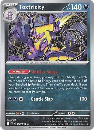 Toxtricity (ME02: Phantasmal Flames) Near Mint Holofoil - Nick Nack's Full Frontal Attack