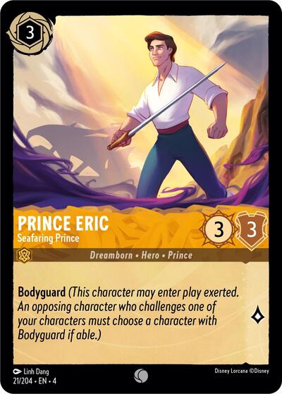 Prince Eric - Seafaring Prince (Ursula's Return) Near Mint - Nick Nack's Full Frontal Attack