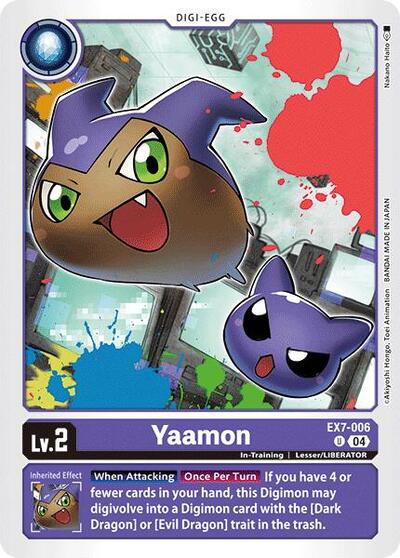 Yaamon (Digimon LIBERATOR) Near Mint - Nick Nack's Full Frontal Attack