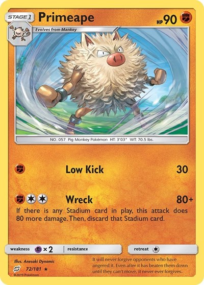 Primeape (SM - Team Up) Near Mint