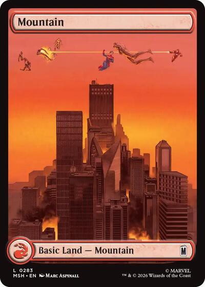 Mountain (0283) (Marvel Super Heroes) Near Mint Foil