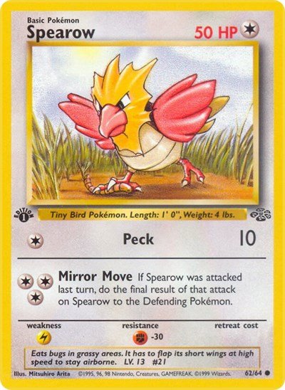 Spearow (Jungle) Light Play Unlimited - Nick Nack's Full Frontal Attack